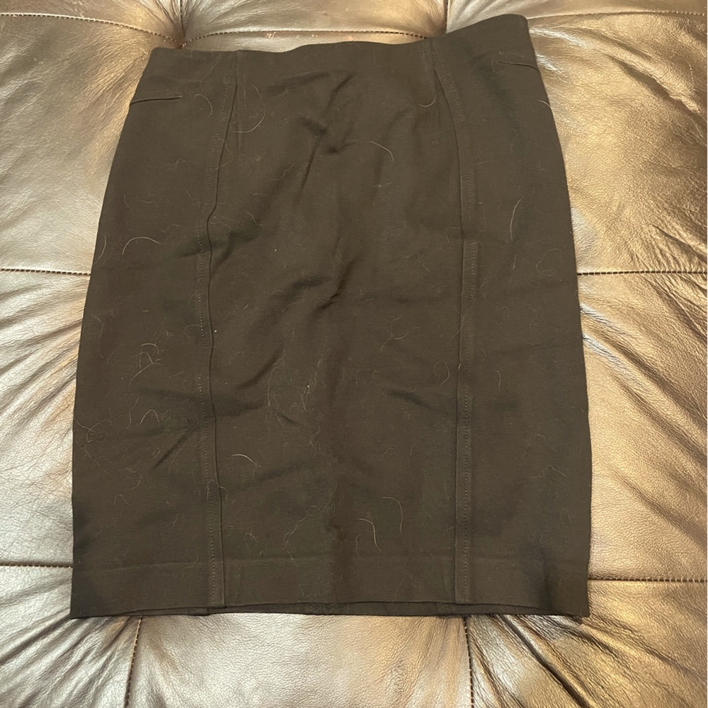 Ann Taylor Black Womens Petite Pencil Skirt (4P)